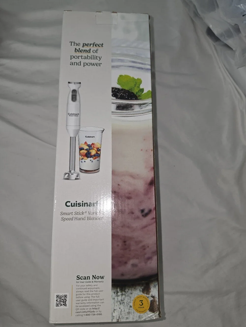 Cuisinart FIRE! NIB! Smart Stick Variable Speed Hand Blender #CSB-175P1. R2S!